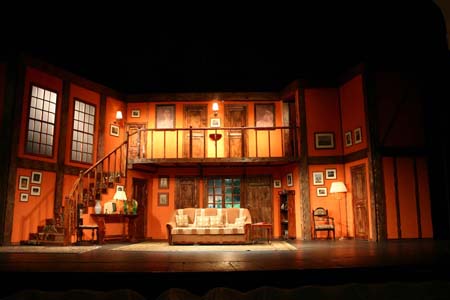 Noises Off by Michael Frayn directed by Paolo Emilio Landi lan design diagram 